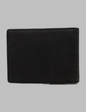 Black Leather Wallet Back