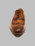 Brown Medallion Toe Wingtip Oxford Front