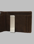 Brown Leather Wallet Inside Right