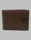 Brown Leather Wallet Front