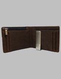 Brown Leather Wallet Inside