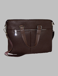 Small Brown Leather Briefcase